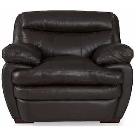 Casual Chair with Pillow Arms